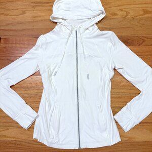 Lululemon Size 8 White Hooded Define Jacket Rulu